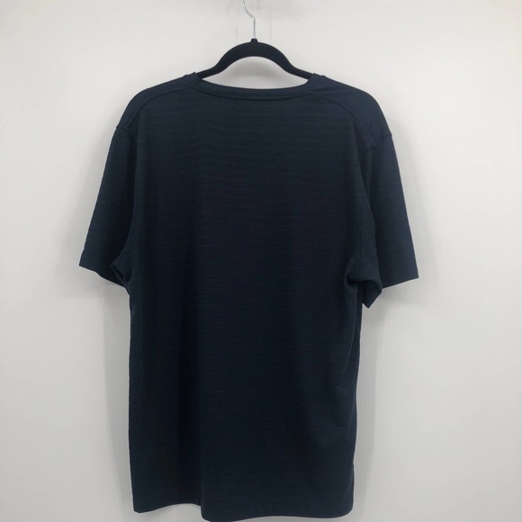 Michael Brandon Textured T-Shirt Short Sleeve Crewneck Black Large - Picture 4 of 9